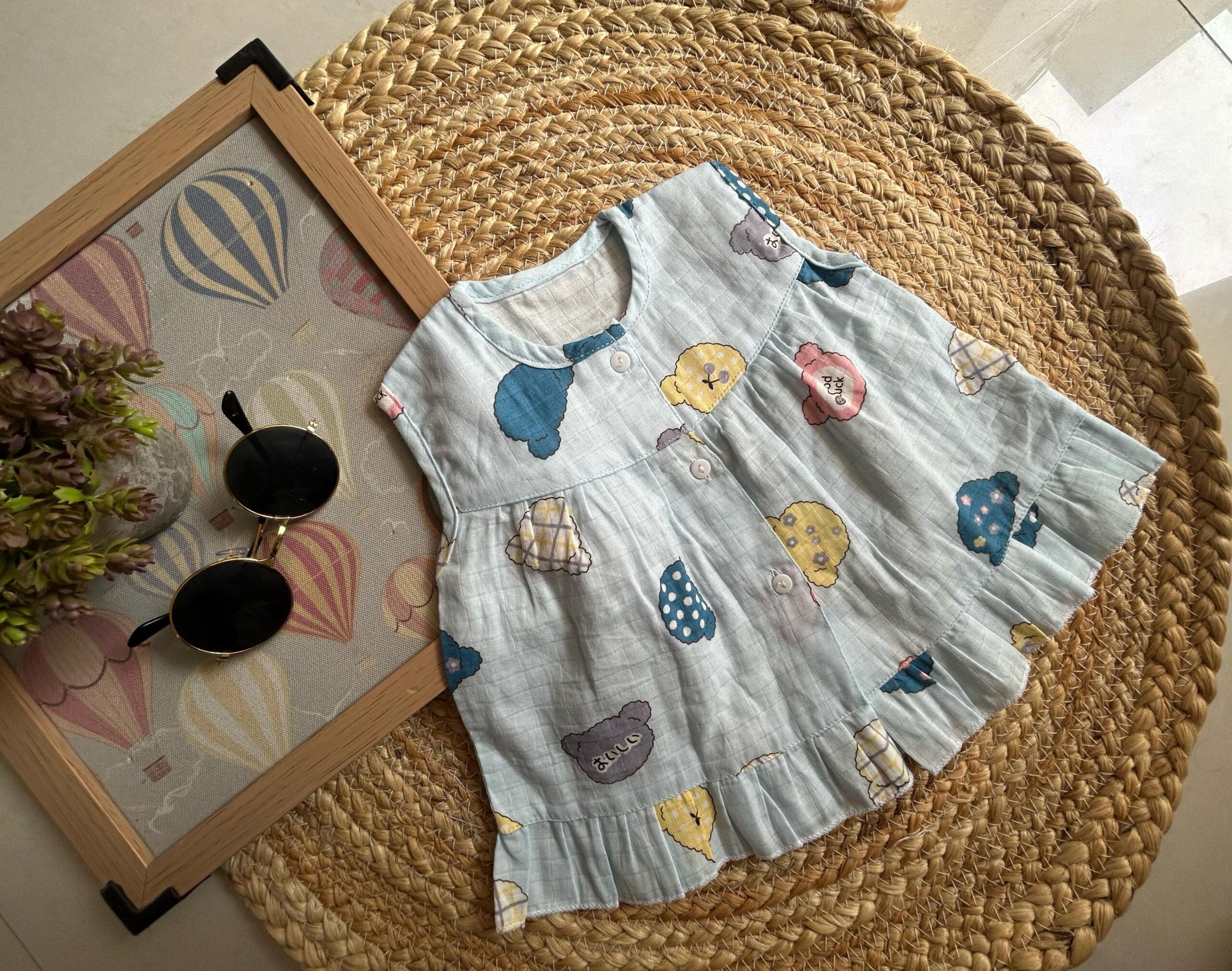 Baby muslin frock