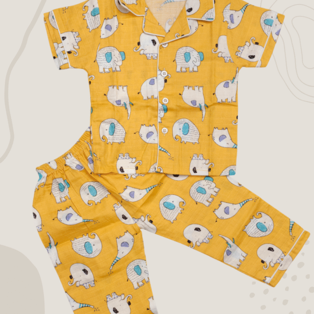 Muslin cotton baby pajama set