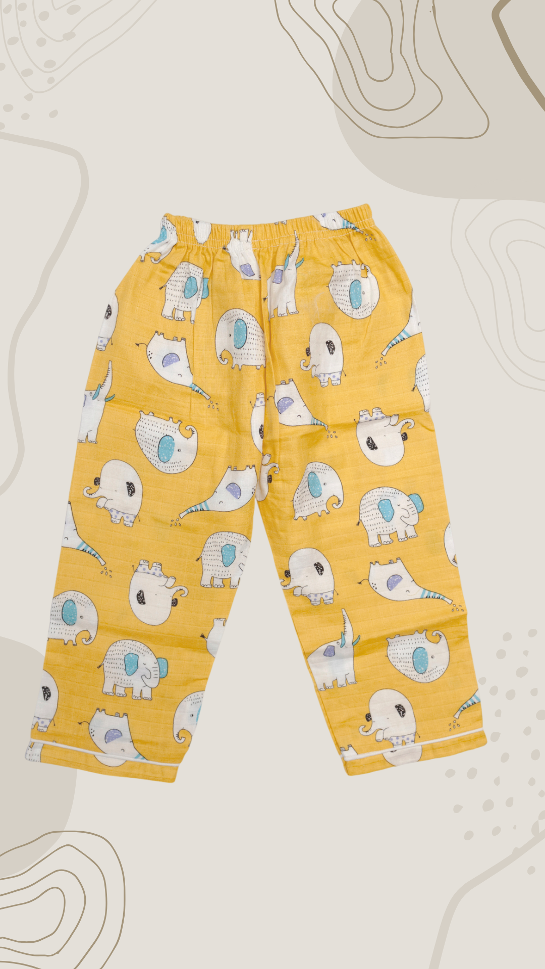 Muslin cotton baby pajama set - Image 3