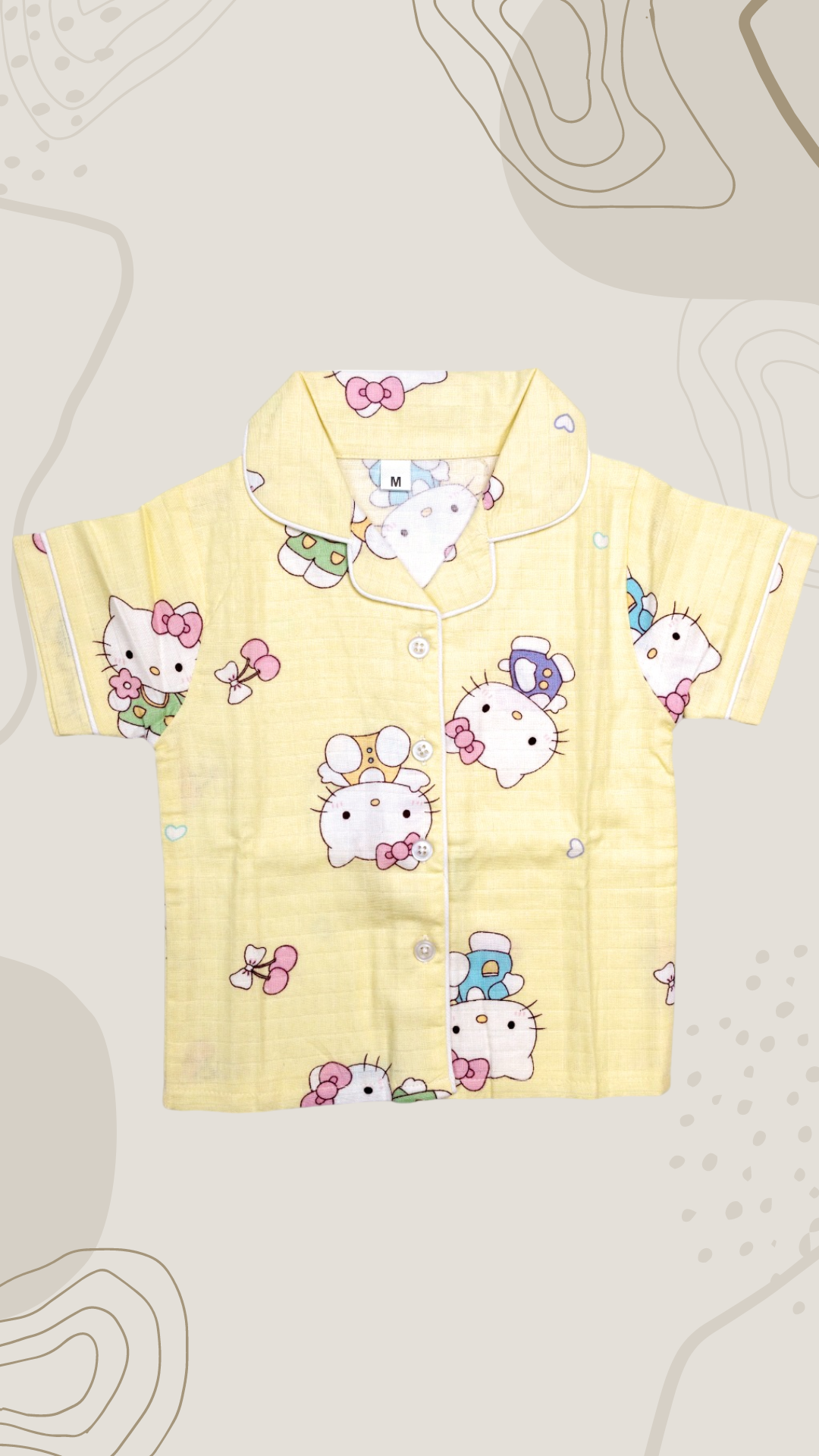Muslin cotton baby pajama set - Image 2