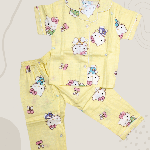 Muslin cotton baby pajama set