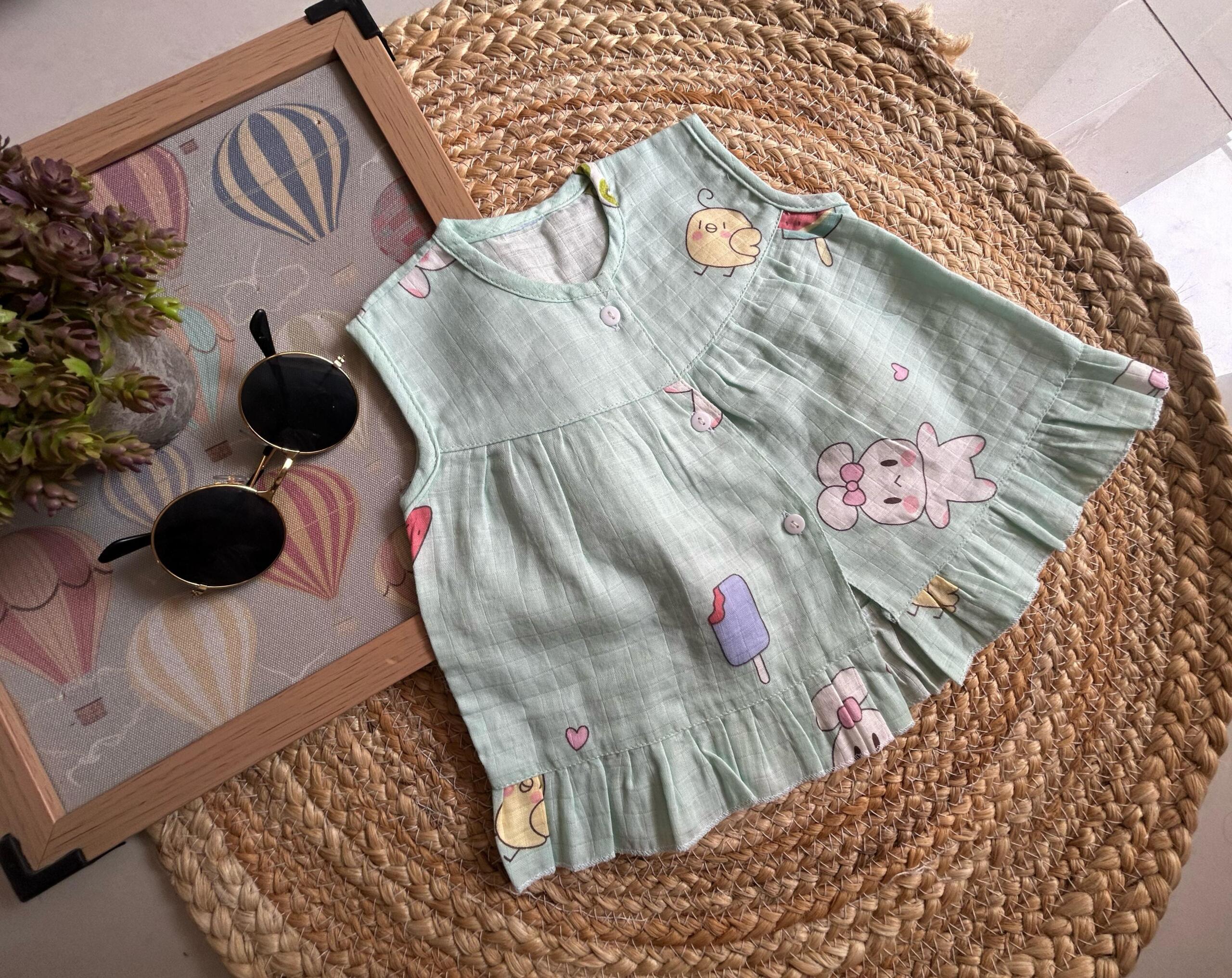 Baby muslin frock